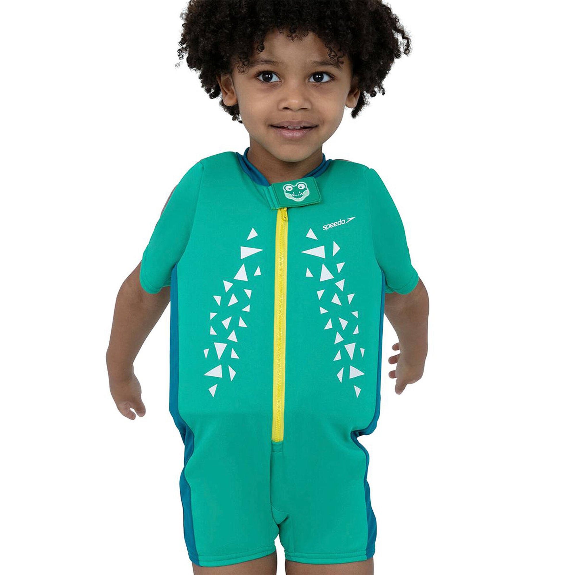 SPEEDO Kids Croc Printed Float Suit 8-12258D