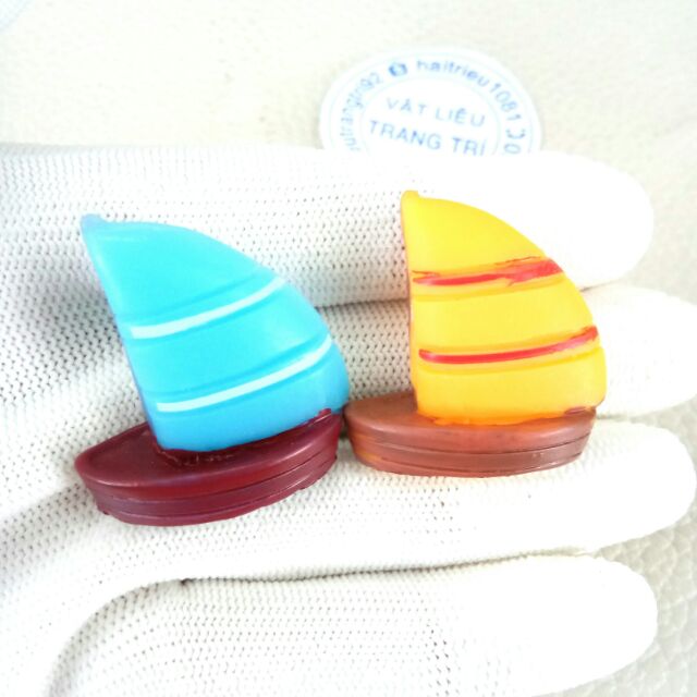 Thuyền Buồm Phụ Kiện Trang Trí Charm Slime [1 cái ]
