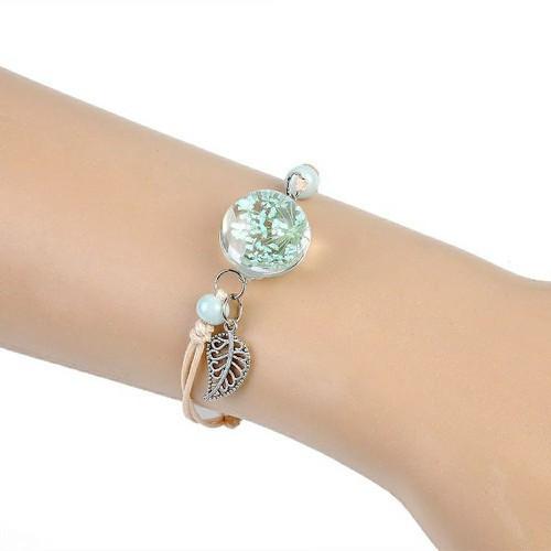 [HCM]Vòng tay lồng hoa khô phong cách