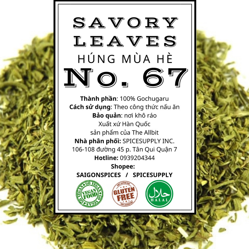 [HCM]Hũ 120ml Savory Leaves - Húng Mùa Hè