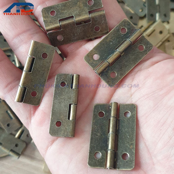 [4 CÁI+KÈM VÍT]Bản Lề Màu Giả Cổ Cho Hộp gỗ