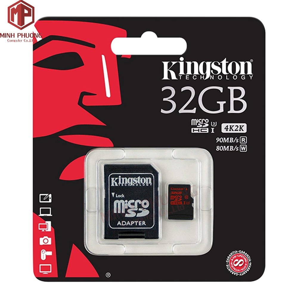 Thẻ nhớ Kingston 32GB Micro SD - Hàng chính hãng