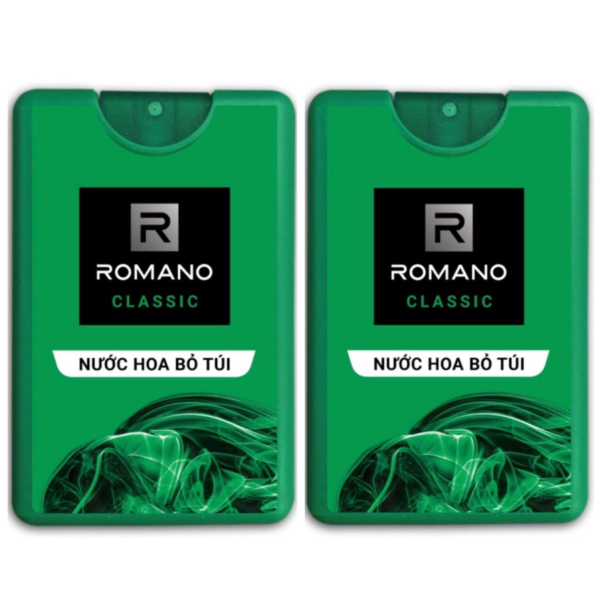 Combo 2 chai Nước Hoa Romano Classic (18ml *2)