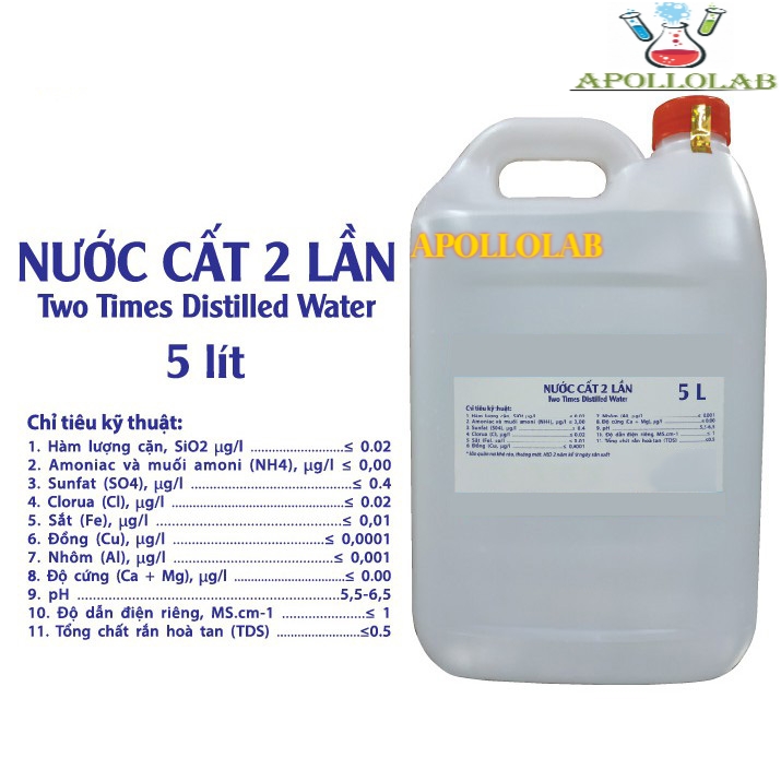 [HCM]Nước cất 2 lần