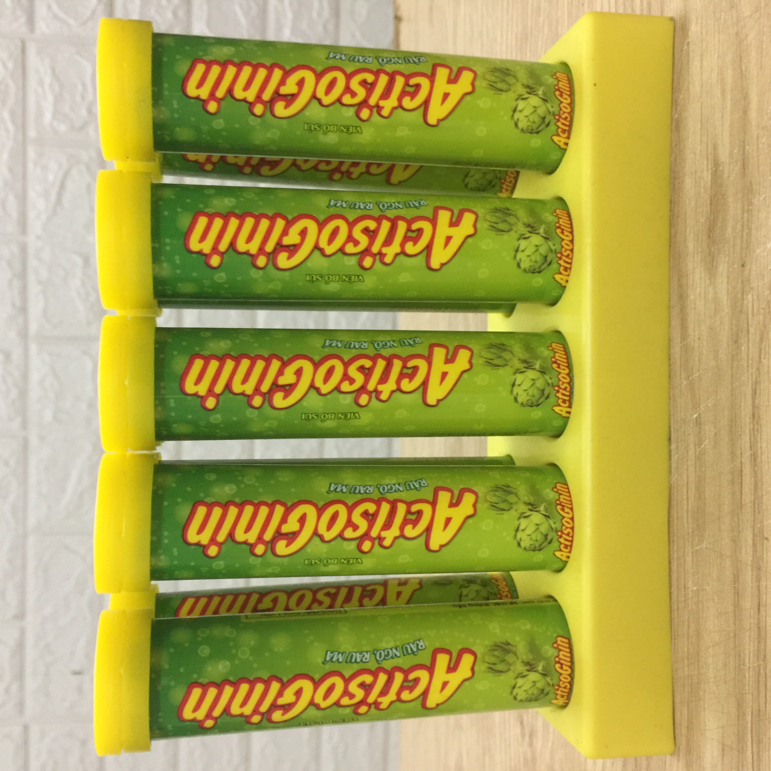 [Combo  10 tuýp] Viên sủi  Actiso thanh nhiệt giải độc gan - Tuýp 20 viên - HSD 2023