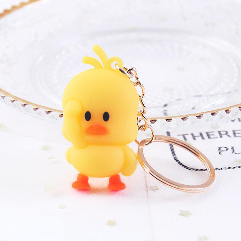 Móc khóa vịt ngơ cute móc khóa trang trí