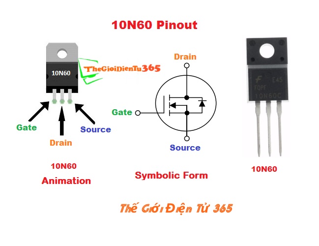 Mosfet 10N60