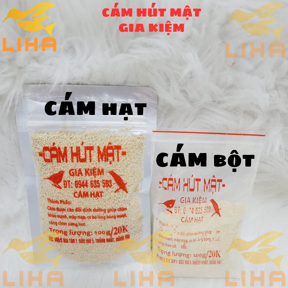 Cám Hút Mật Gia Kiệm 100gr - Thức Ăn Chim Hút Mật