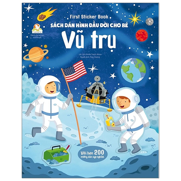 Fahasa - first sticker book - sách dán hình đầu đời cho bé - vũ trụ