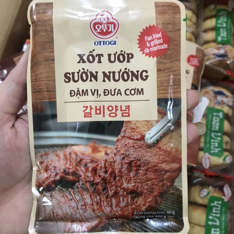Xốt Ướp Thịt Ottogi 80g Đủ Vị