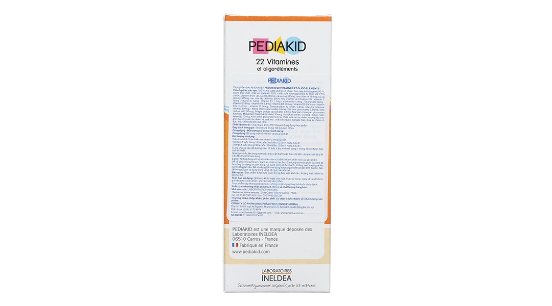Siro PEDIAKID 22 VITAMINES 125mL