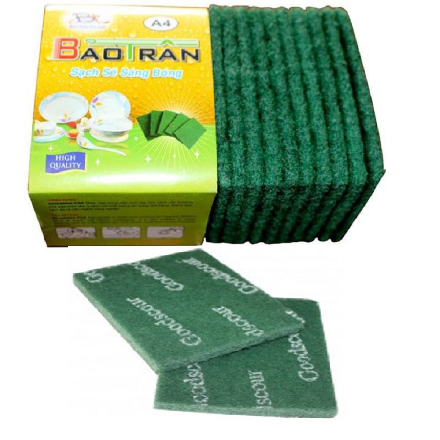 [HCM] Combo 10 miếng Cước nhám chùi nồi ,rửa bát