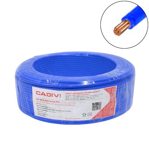 CADIVI Dây điện Cadivi 1.5 đơn 7 sợi Cuộn 100m