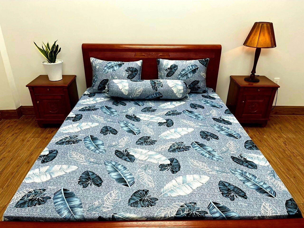 Bộ Drap Thun Hàn Quốc 4 Món Dành Cho Nệm Cao 10cm (CHAT Để Chọn Màu Sắc)