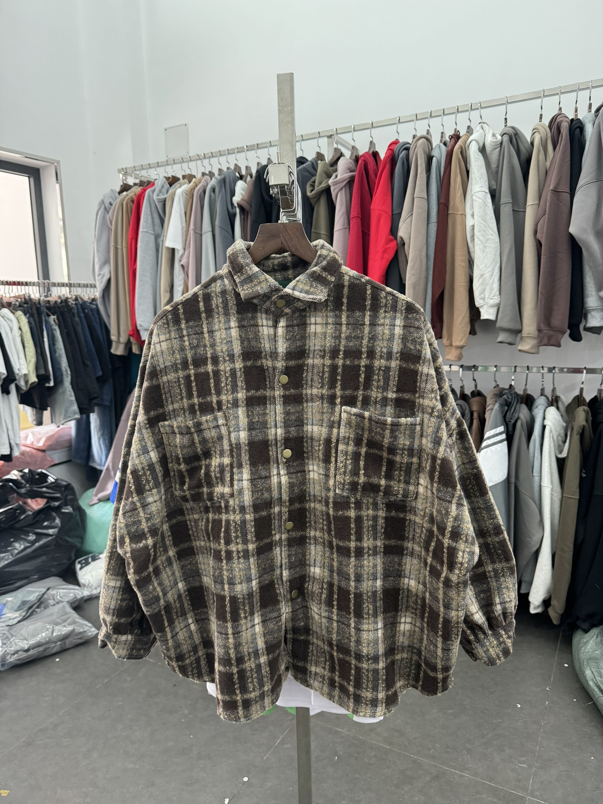[15% Refund] 4-Color Striped Flannel Plaid Shirt