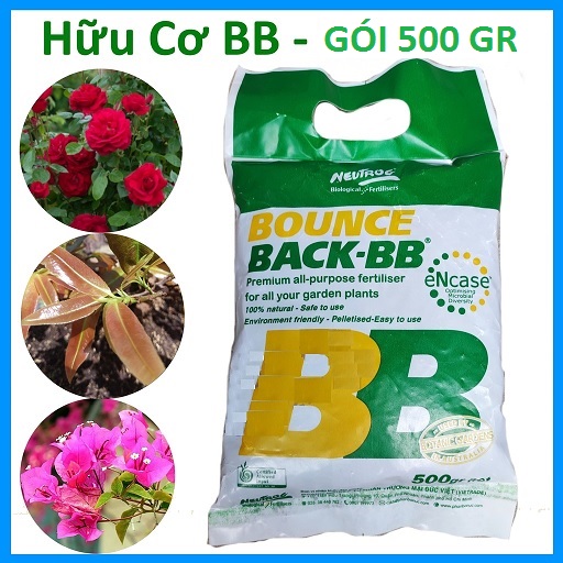 Phân bón hữu cơ úc bounce back dạng viên nén đậm đặc gói 500 gr