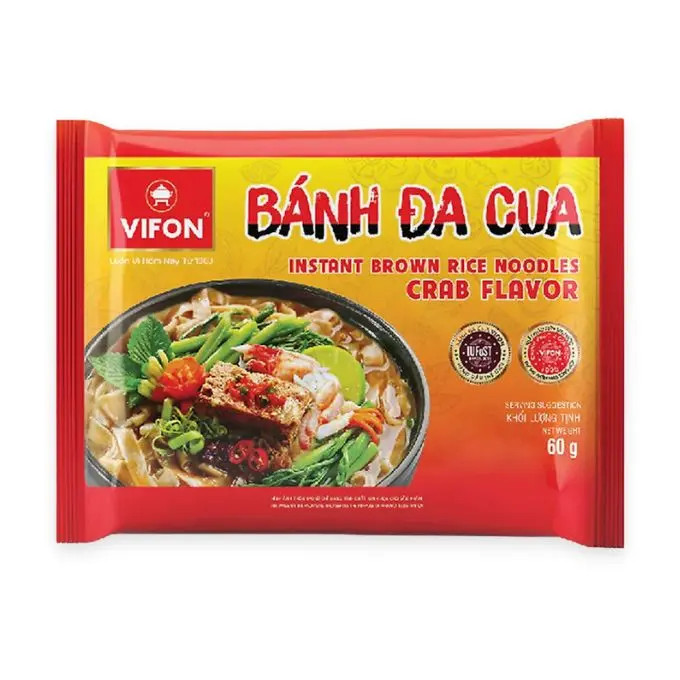 Thùng 15/30 gói bánh đa cua vifon gói 60g