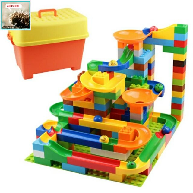 [HCM]BỘ XẾP HÌNH CẦU TRƯỢT LEGO CHO BÉ - BỘ ĐỒ CHƠI XẾP HÌNH GIÚP BÉ PHÁT TRIỂN TRÍ NÃO