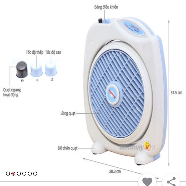 Quạt bàn đảo Senko BD230 bảo hành 24 tháng
