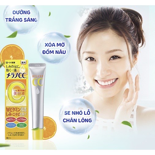 [HCM]Tinh Chất Làm Sạch Nám Mụn Cc Melano Nhật Bản 20ml