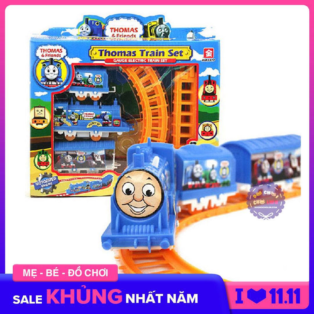 Hộp đồ chơi đường ray xe lửa tàu hỏa Thomas chạy pin