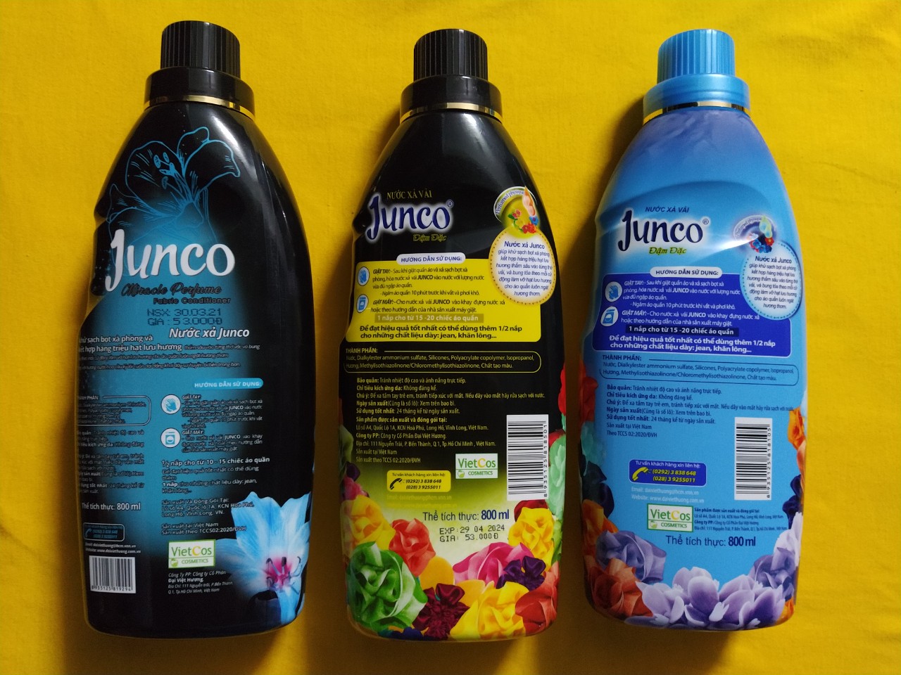 [HCM]Nước xả Junco chai 800ml.