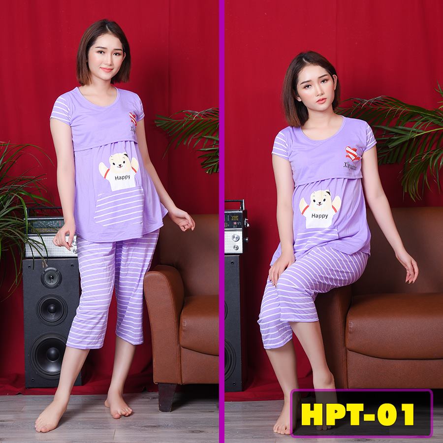 Bộ bầu và sau sinh HP -100% cotton