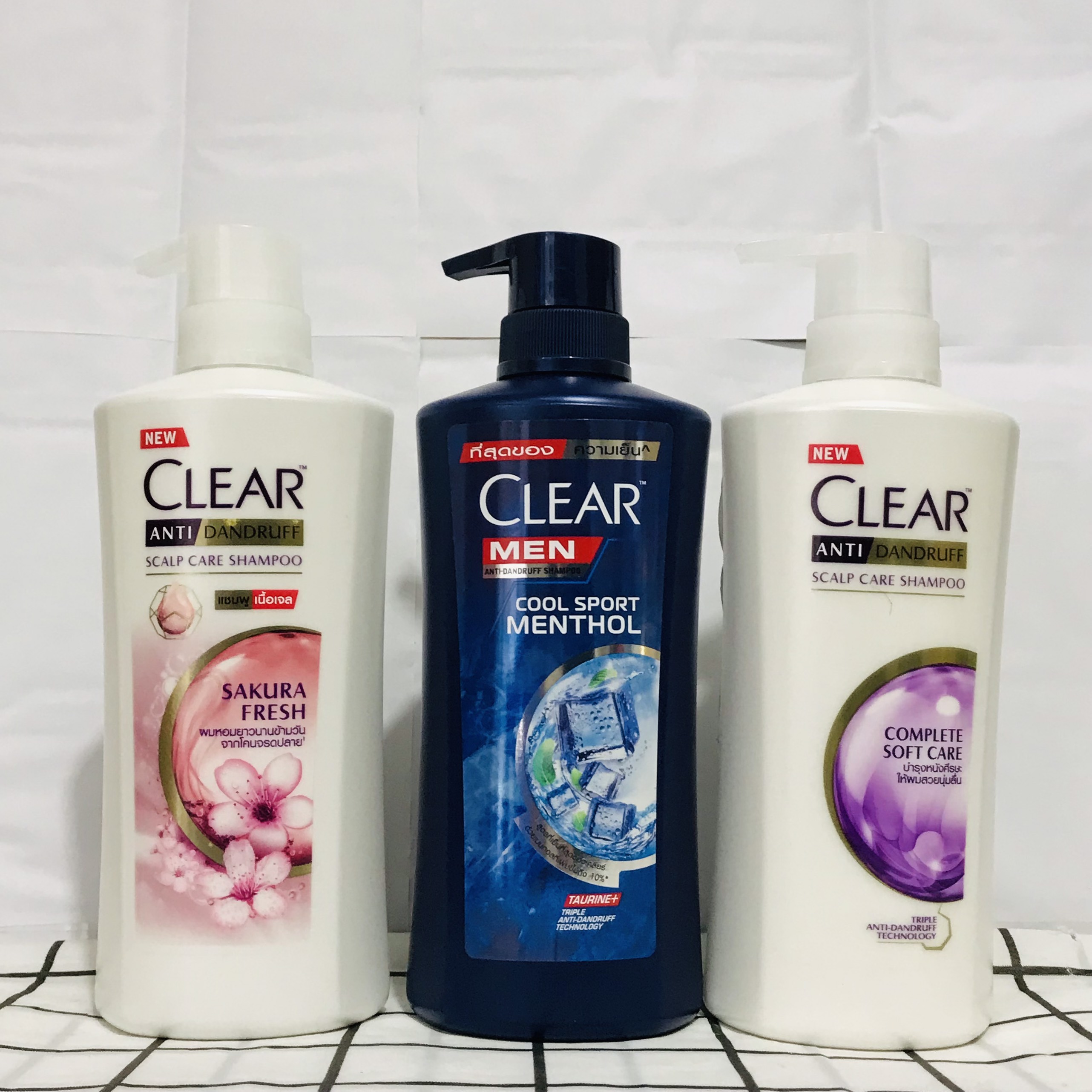 (Mẫu Mới) Dầu gội CLEAR cao cấp 400ml-450ml -Thái Lan