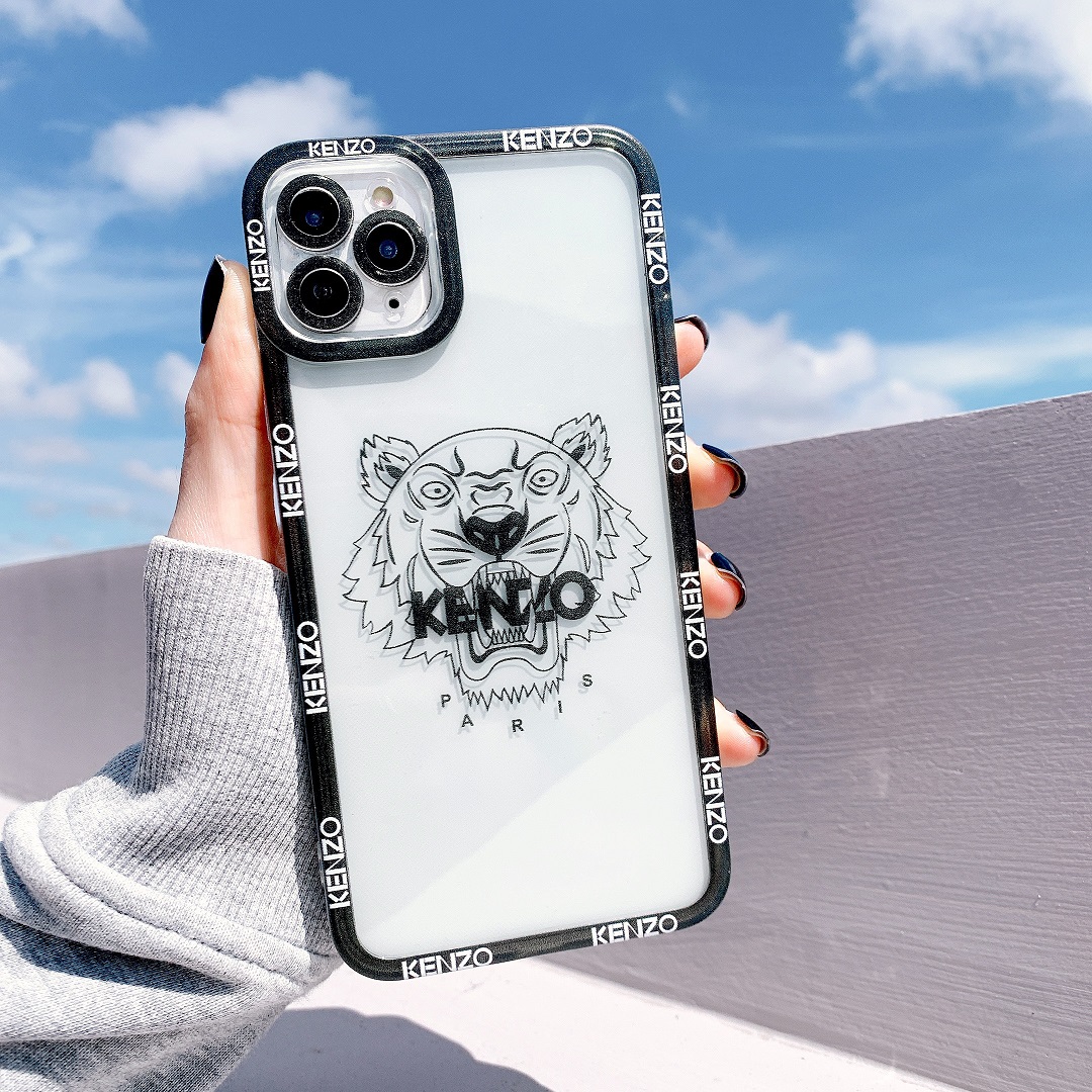 Ốp Lưng Silicon Chống Sốc Viền Nổi KENZO