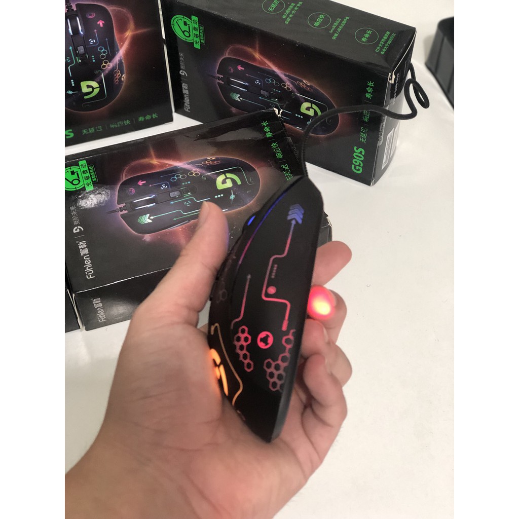 Chuột Fuhlen G90s Full Led RGB - DPI 4000