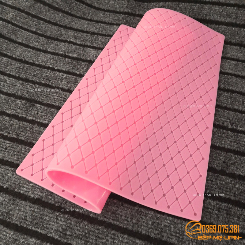 Khuôn silicon ren lưới trang trí bánh mã RL08