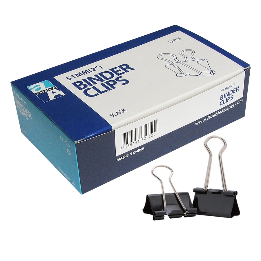 HỘP 12c  KẸP BƯỚM 51MM DOUBLE A