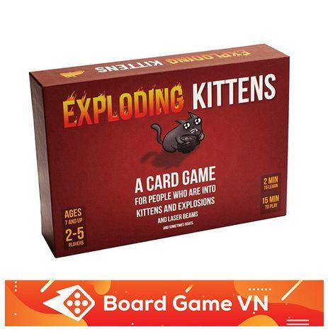 Trò Chơi Thẻ bài Mèo Nổ Exploding Kittens BoardgameVN