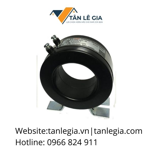 {HCM} Biến dòng đo lường - dạng tròn ILEC, đế sắt RCT-65 Phi 65 500/5A - 600/5A CL.1 - 10VA - Nhận sản xuất theo yêu cầu