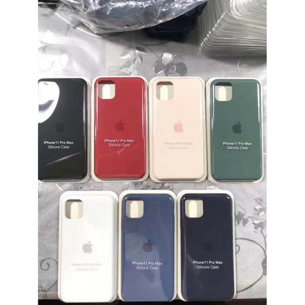 Ốp Lưng iPhone 11 11 Pro 11 Pro Max Silicon Cover Apple Case