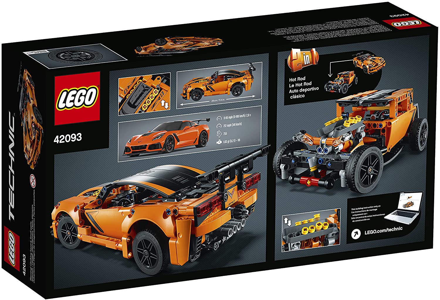 BRICK4U - LEGO  TECHNIC - 42093 - CHEVROLET CORVETTE ZR1