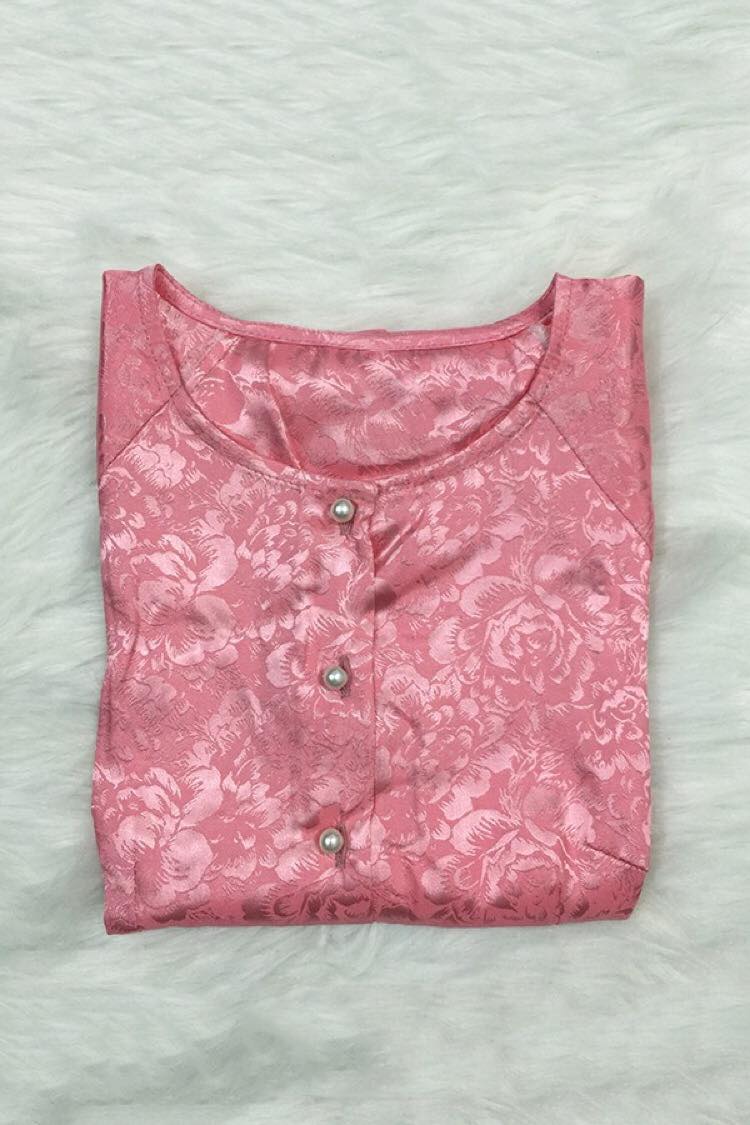Mẫu bà ba G04 Đồ lam đi chùa