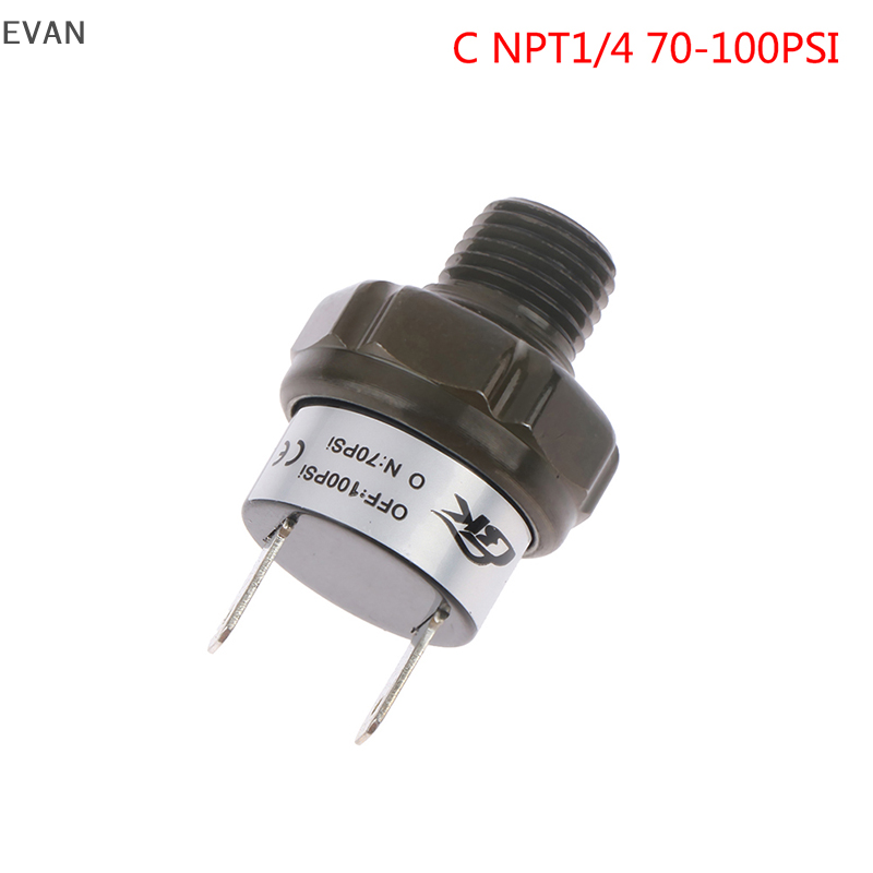 1 chiếc Van công tắc điều khiển áp suất máy nén khí hạng nặng 1/4 NPT 70-150psi