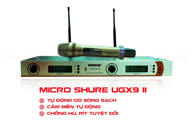 [HCM]Micro karaoke không dây UGX9 II (Loại I )