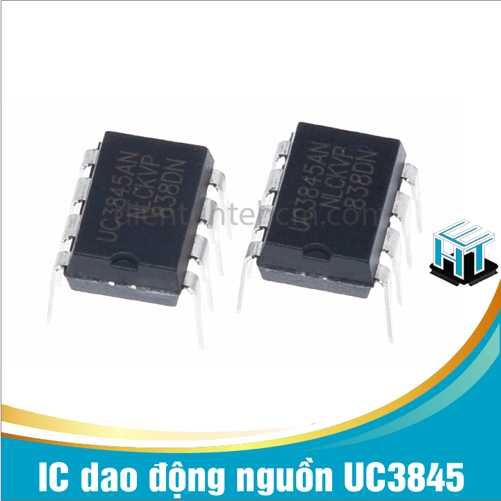 Combo 2 con IC dao động nguồn UC3845 UC3845AN DIP-8