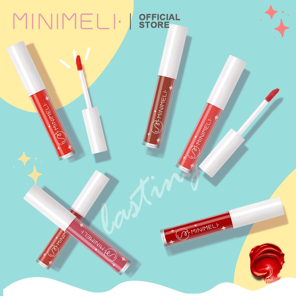 MINIMELI Matte lipstick, Long-lasting Liquid lipstick Makeup Cosmetic - INTL