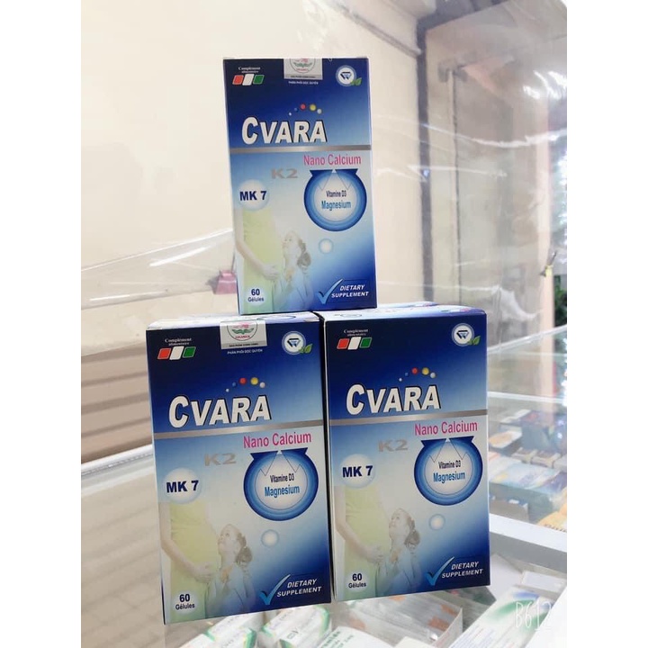 Canxi Cvara hộp 60 viên ⚡nhập khẩu Pháp⚡
