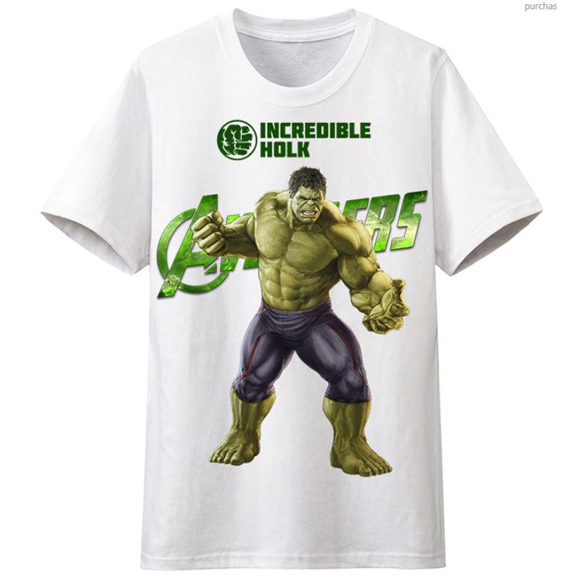 Bst áo thun người khổng lồ xanh hulk | áo thun hulk avengers marvel tshirt