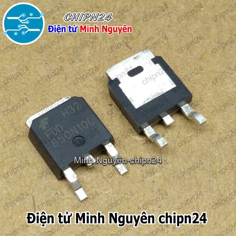 [2 con] (SOP) Mosfet Dán 850N10 TO-252 15.7A 100V Kênh N (SMD) (FDD850N10 FDD 850N10) - HH004740