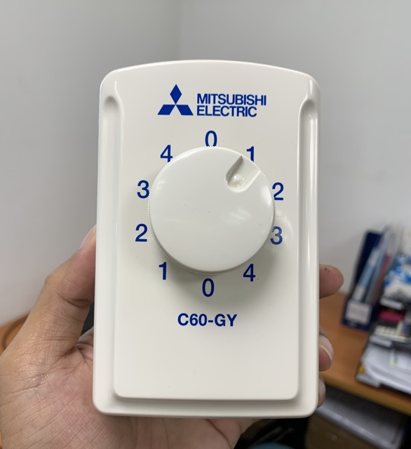 Quạt trần 3 cánh Mitsubishi C60-GY WH
