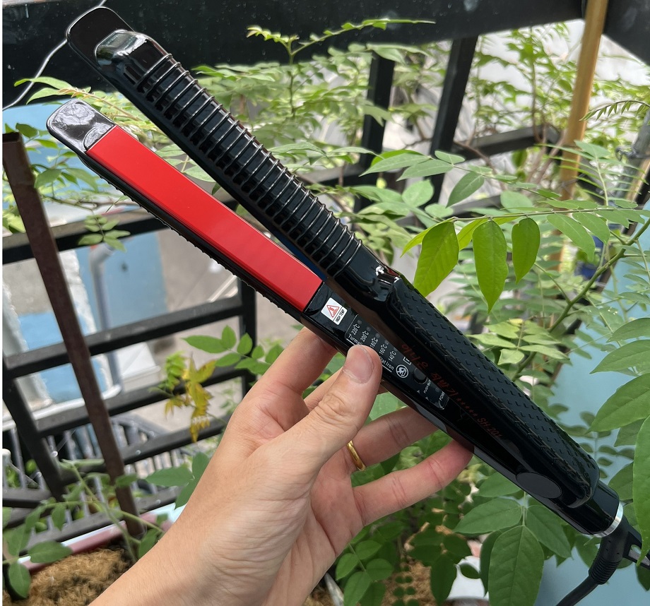Máy kẹp phồng duỗi tóc, uốn cúp, uốn lọn Hàn Quốc 201 Bản thẳng