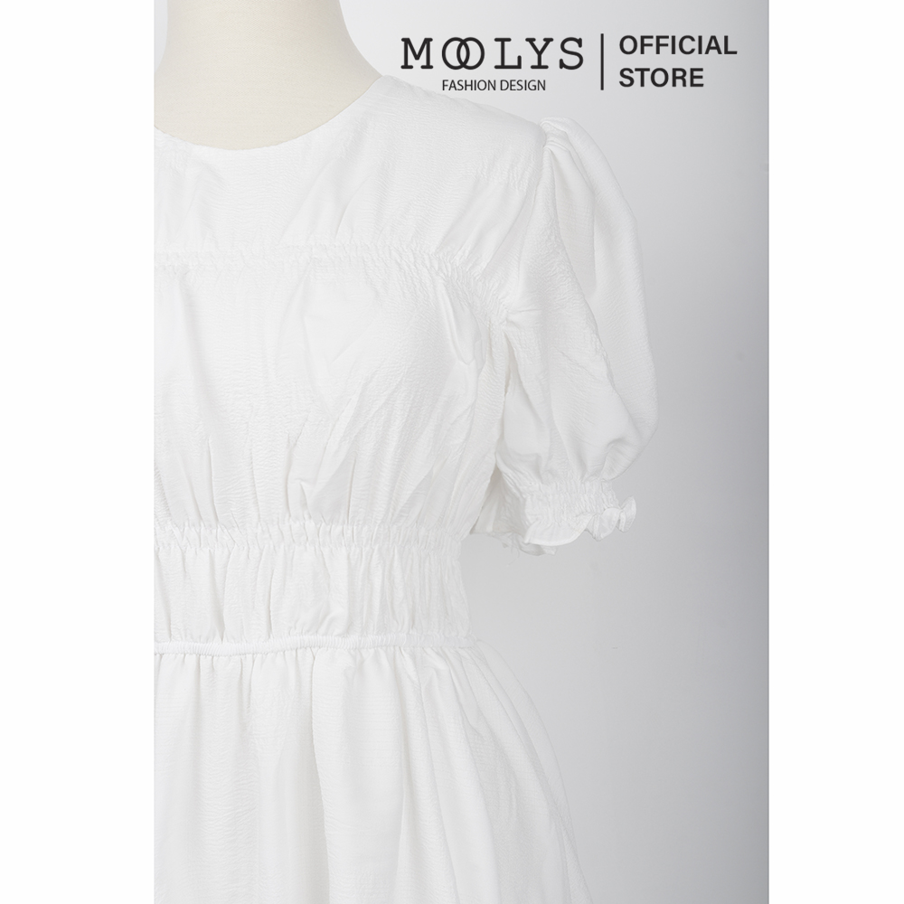 Đầm xoè dáng dài thiết kế đơn giản Moolys MD021