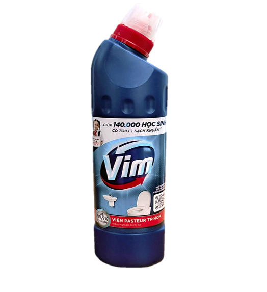 Nước Tẩy Bồn Cầu Vim Diệt Khuẩn (500ml) - Xanh Biển