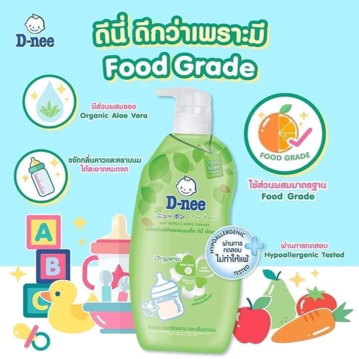 [Nội Địa Thái] Nước rửa bình sữa Dnee Organic 600ml