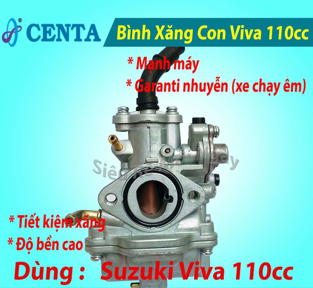 Bình Xăng Con Viva 110 Hiệu Centa Chính Hãng